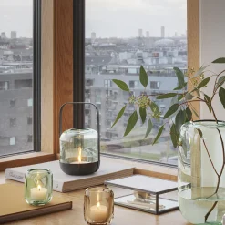 Acorn fyrfadsstager 2 stk., leaf green