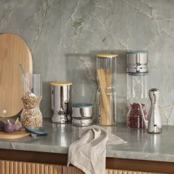 ALFREDO opbevaringsdåse X-large 2 L, glas/gul