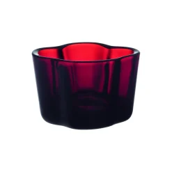 Alvar Aalto fyrfadsstage, cranberry