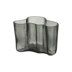 Alvar Aalto vase 14 cm, mørk grå