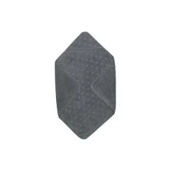 Badeslag med hætte, stormy blue