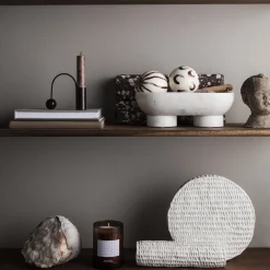 Balance Candle Holder, black brass