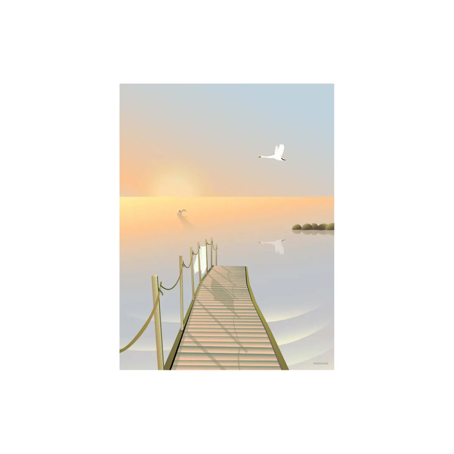 BATHING BRIDGE plakat