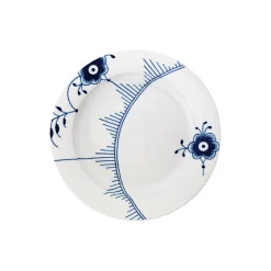 Blå Mega Riflet fad rundt Ø 33 cm