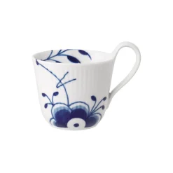 Blå Mega Riflet højhankskop 25 cl