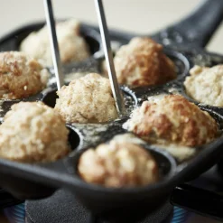 Æbleskivepande med 9 huller