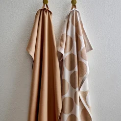 Bubbles viskestykke, warm taupe