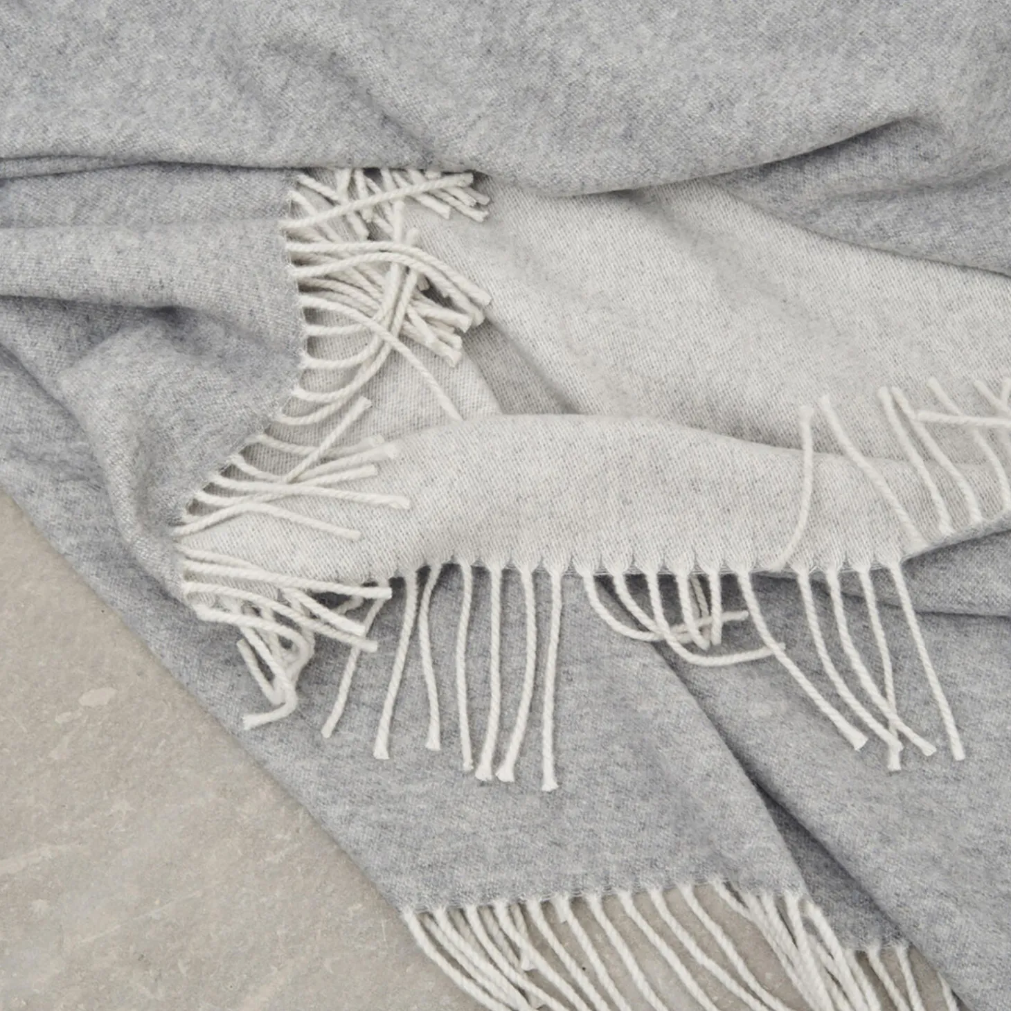 CALM Throw, shades of grey