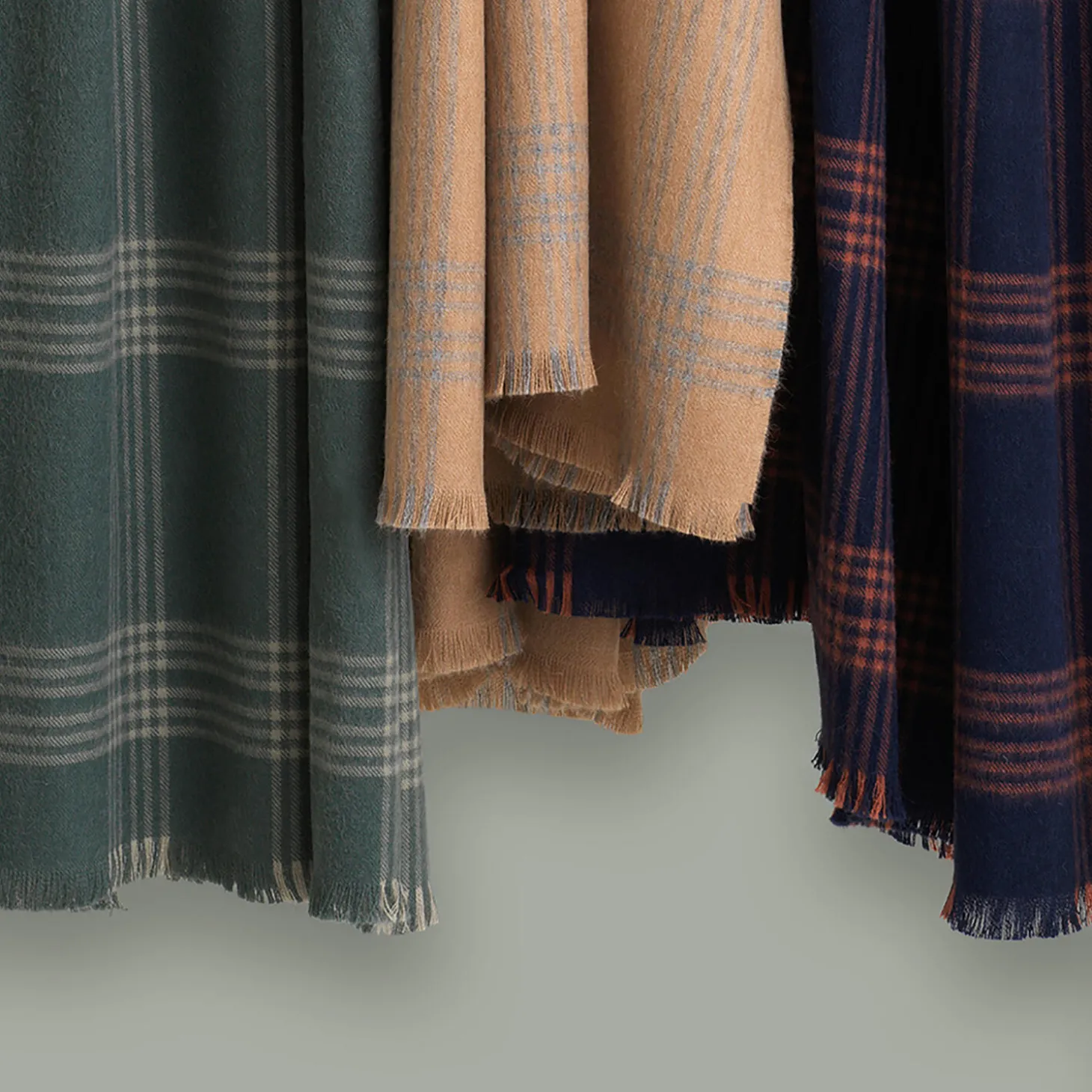 Check plaid, green/light green