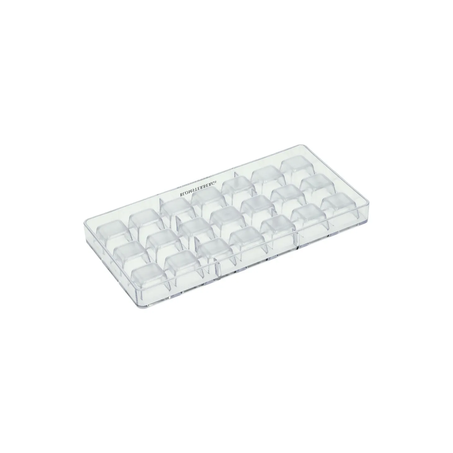 Chokoladeform firkant til 21 stk.