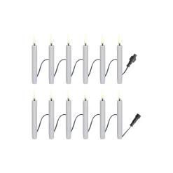 Christmas string 12 candles Extender, white