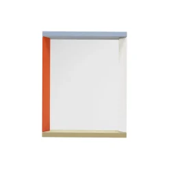 Colour Frame Mirror Small, blue/orange
