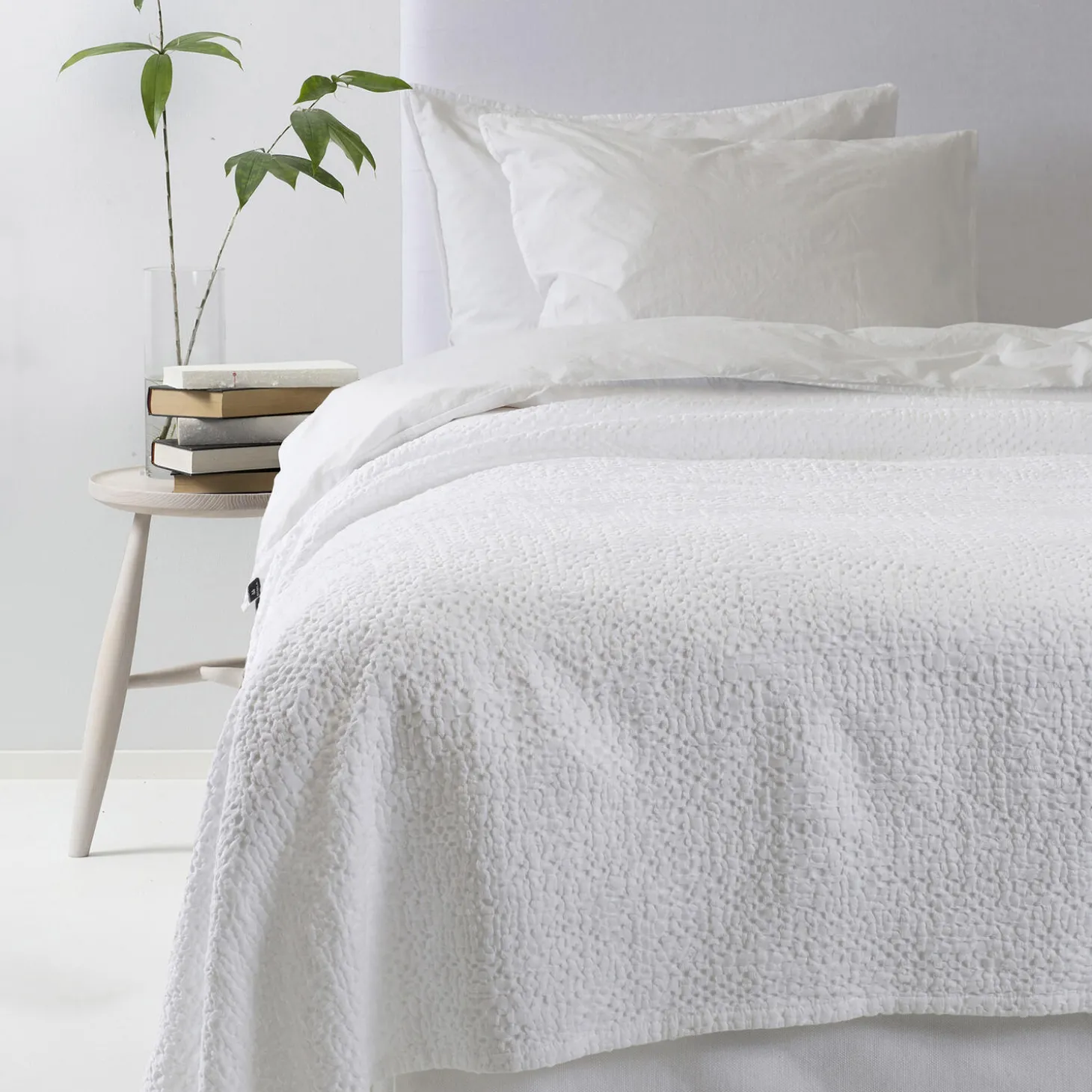 Dani sengetæppe, white