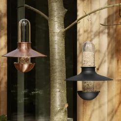 De Luxe fuglefoderautomat, black