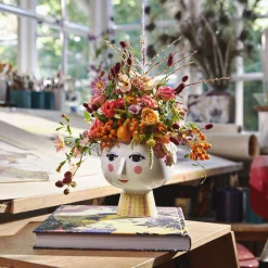 Eva urtepotteskjuler på fod, pink