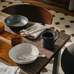 Flow Bowl, off-white speckle