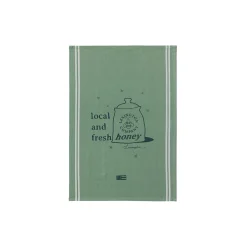 Fresh Honey Organic Cotton Kitchen Towel, green