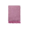 Gotland uld plaid, pink