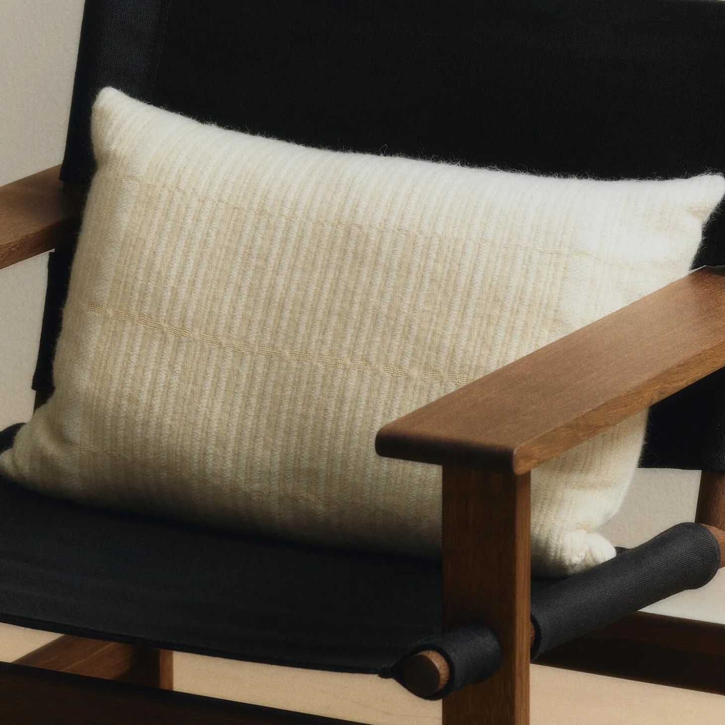 Grid pude, off-white