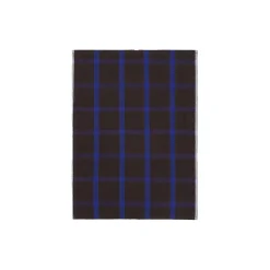 Hale Tea Towel, chocolate/bright blue