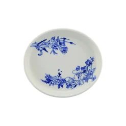 Haru Oval tallerken 16 cm, hvid/blå