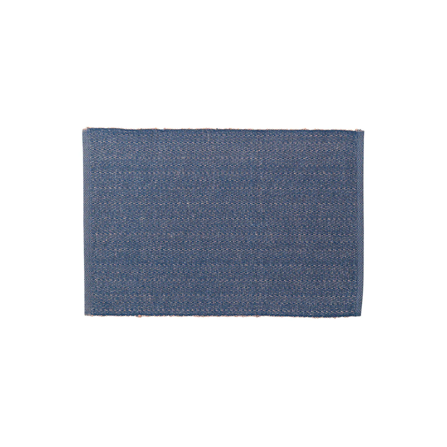 Herringbone dækkeserviet, blå