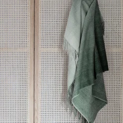 Horizon plaid, botanic green