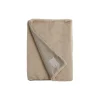 Hotel Faux Fur Blanket, lt beige