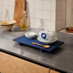 Hvid Riflet skål 9 cl 2 stk