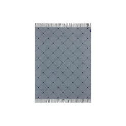 Icons Signature Star Recycled Wool Throw, navy/white