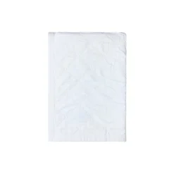 Icons Singature Star Organic Cotton Quilted Bedspread, white