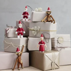 Julemand og nissemor, rød/hvid