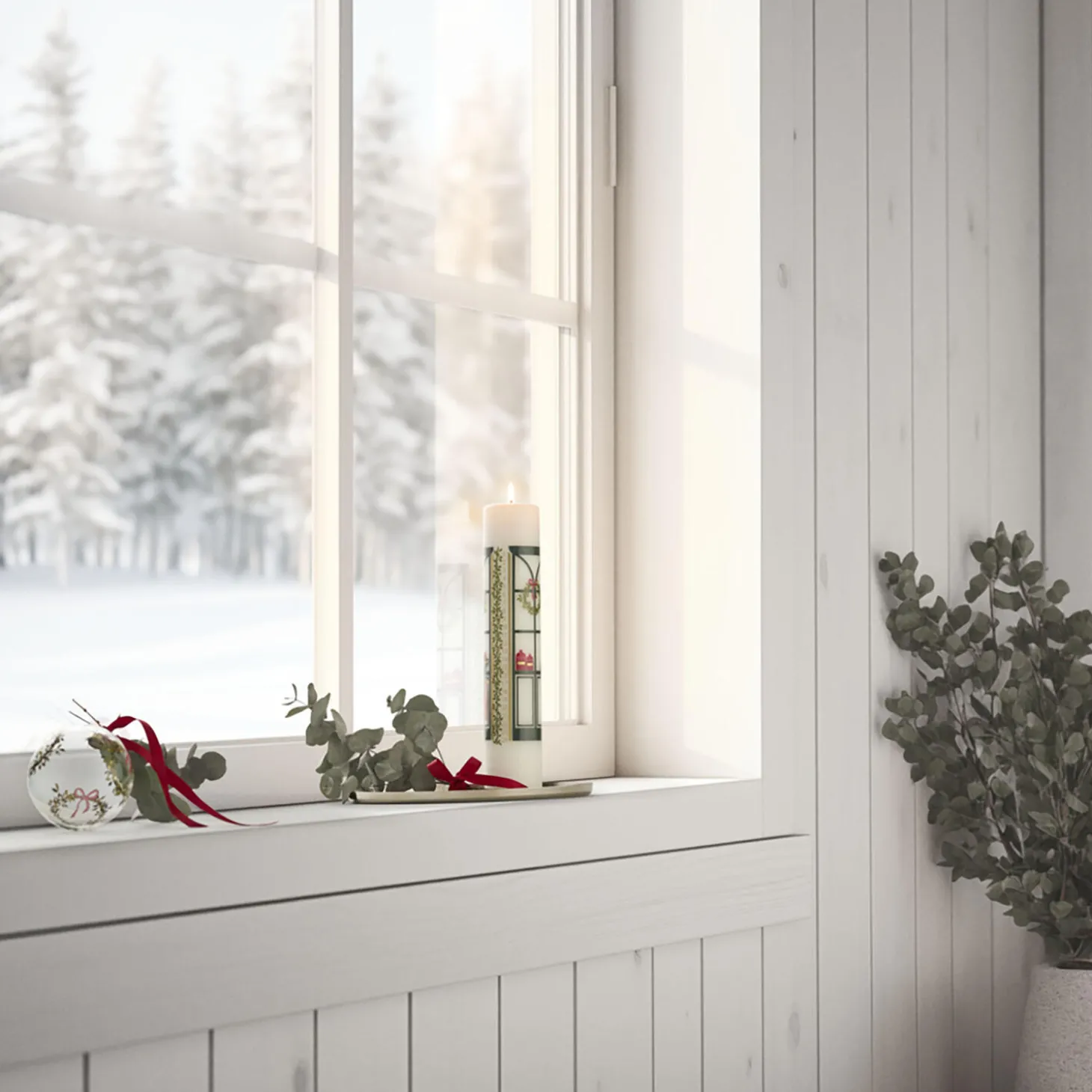 Kalenderlys 2024, Ø 5 cm