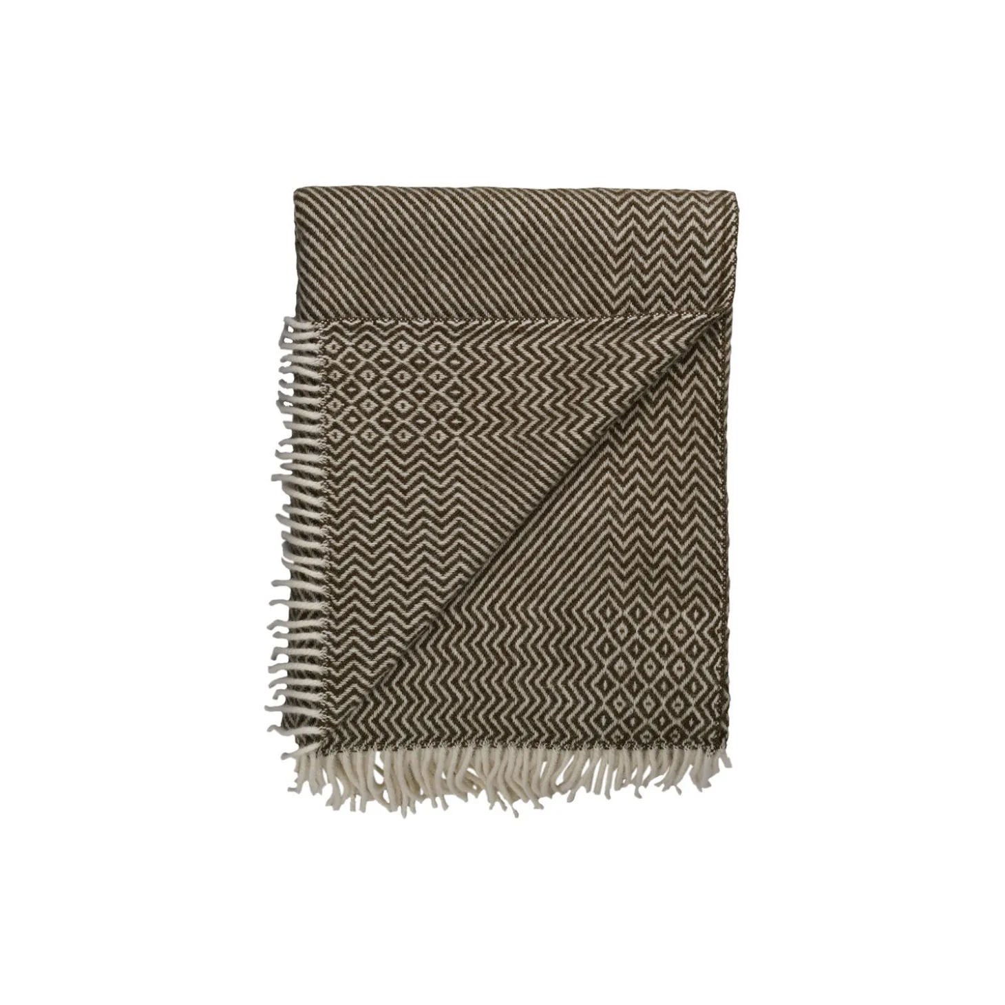 KATTEFOT Throw, moss green