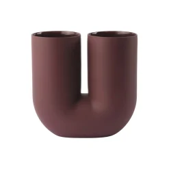Kink Vase, deep red
