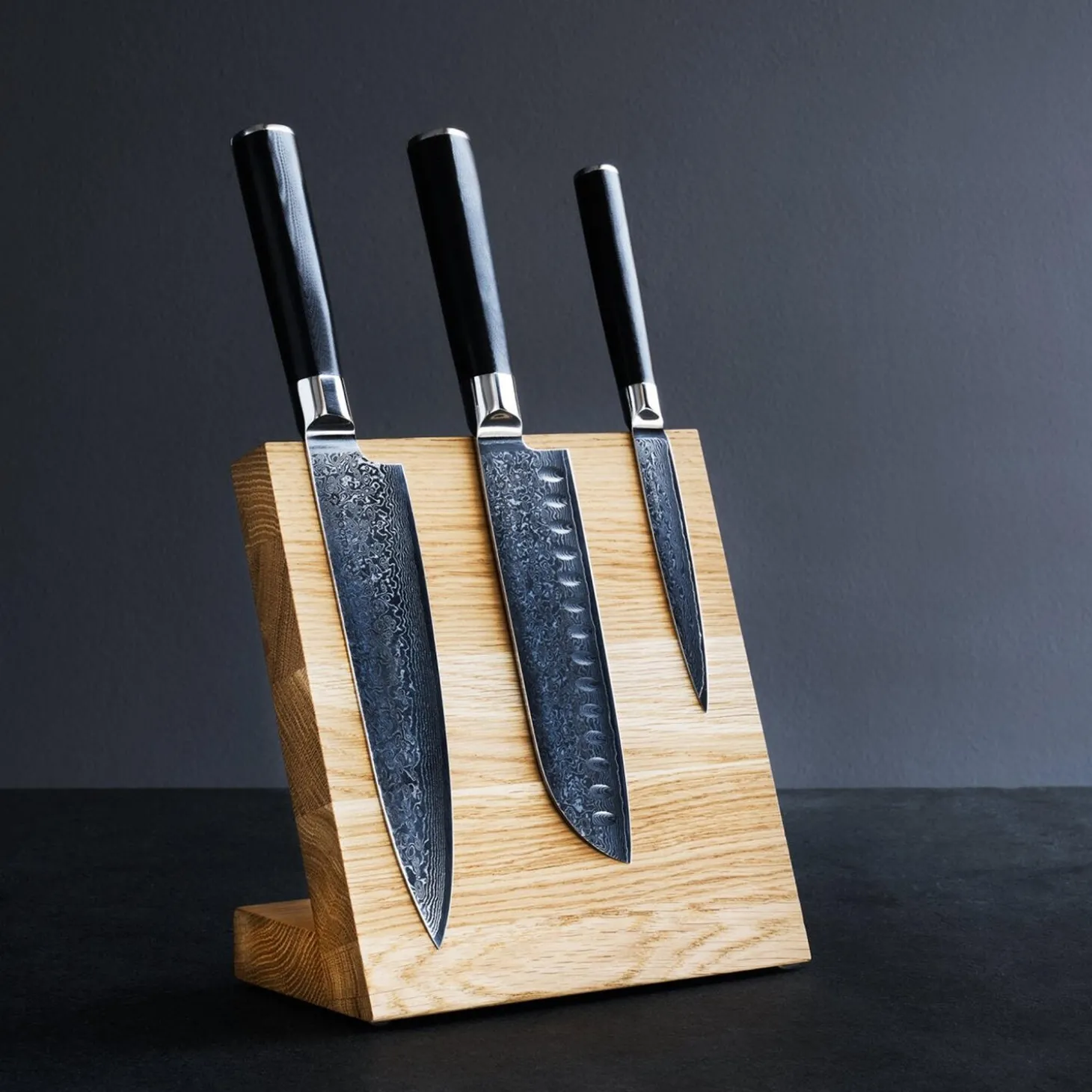 Knivblok til 4 knive