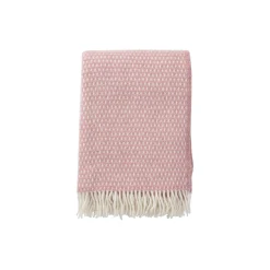 Knut Uld plaid, pink
