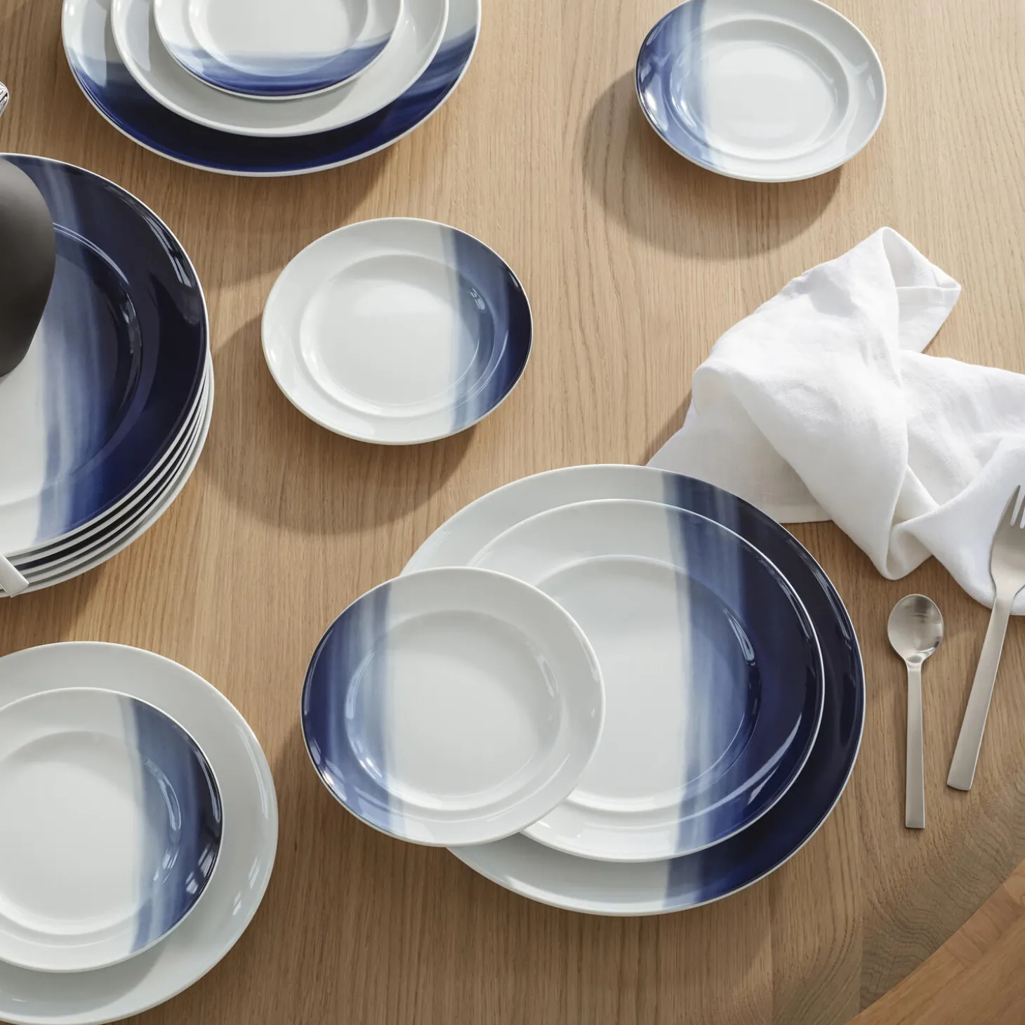 KOPPEL sidetallerken 16 cm, blå nuancer