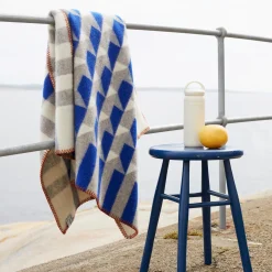 KVAM Half Size Throw, blue