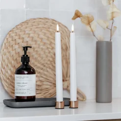 Light Candleholder 2 pcs, rose gold