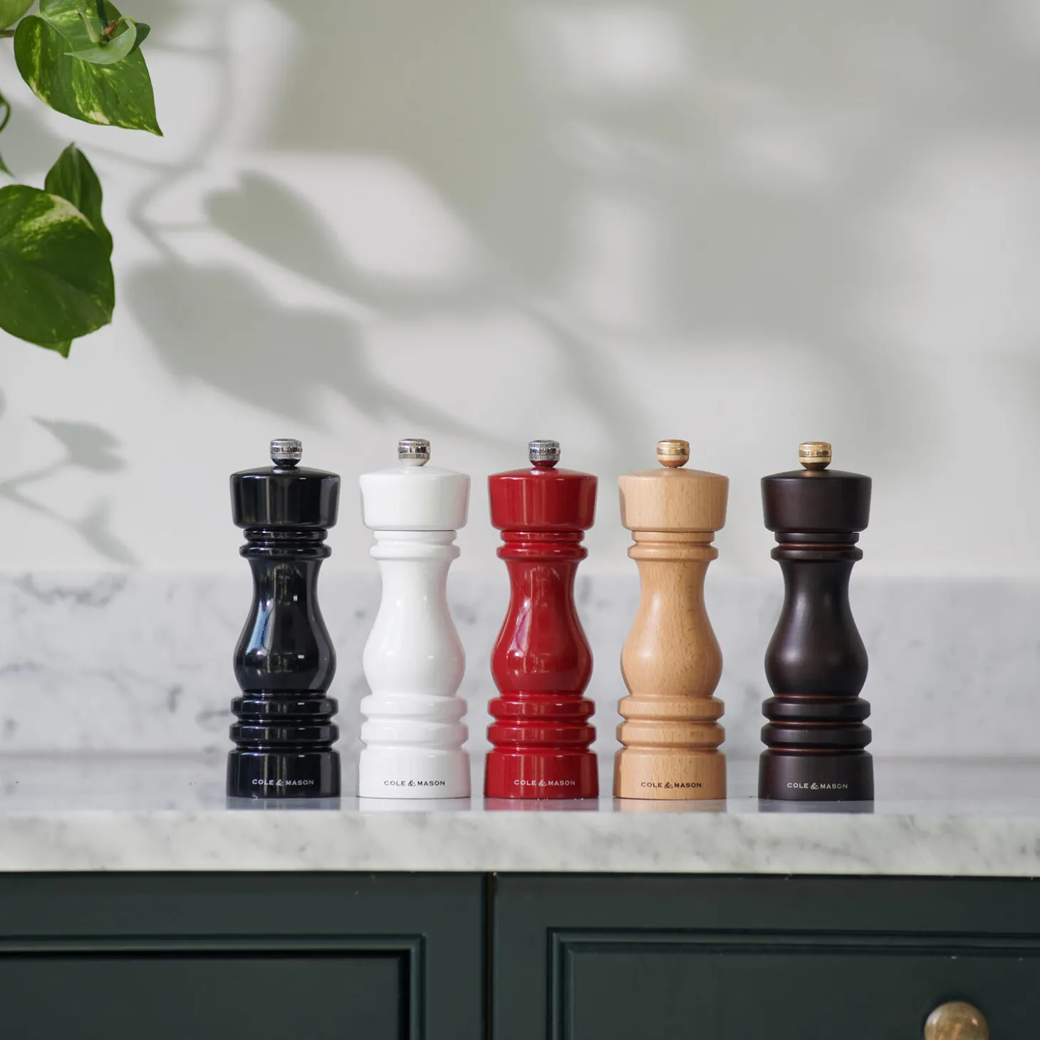 London Salt and pepper set, hvid