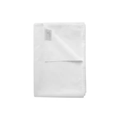 Lærredsvævet fladt lagen, hvid