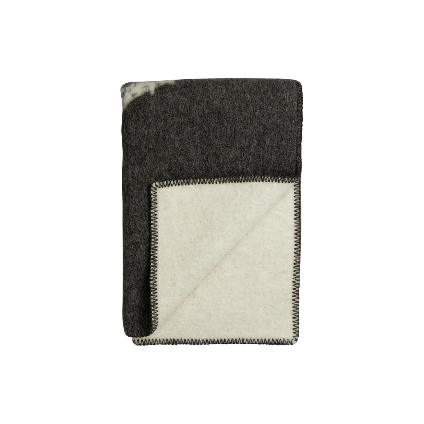 MELGAARD Throw, grey/natural