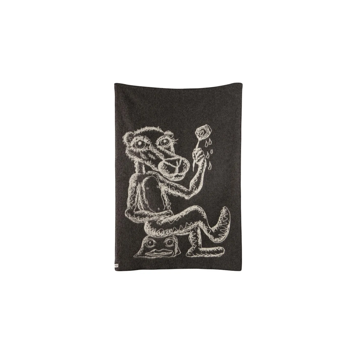 MELGAARD Throw, grey/natural