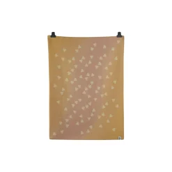 MELVIN Half Size Throw, light pink/yellow