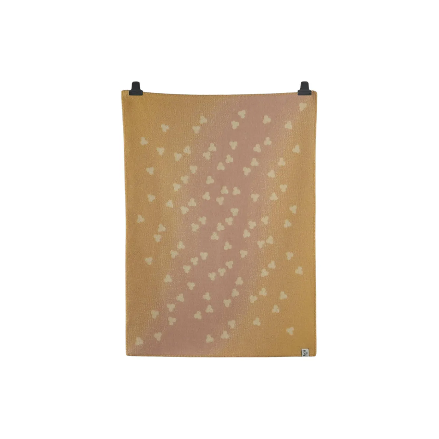 MELVIN Half Size Throw, light pink/yellow