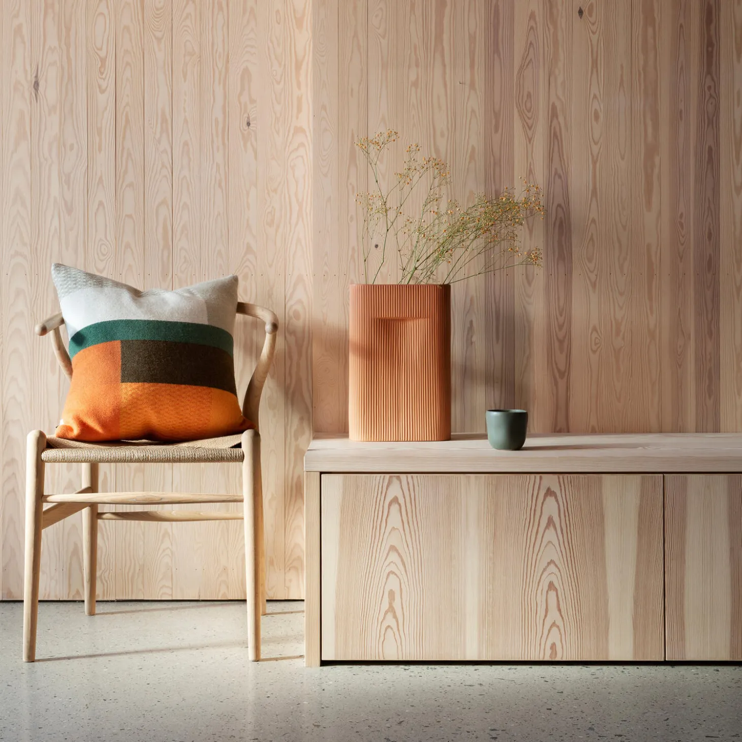 MIKKEL Cushion, orange