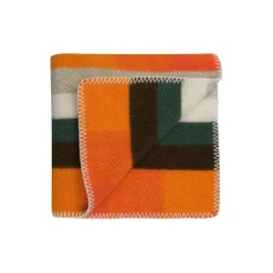 MIKKEL Half Size Throw, orange