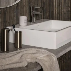 MODO Toothbrush Holder, brass/metallic finish