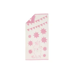 Mumi badehåndklæde Stjerner pink